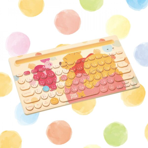 infoThink Winnie the Pooh series BT + 2.4 G Dual-Mode Wireless Keyboard